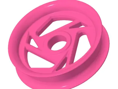 Tricycle Wheel Rim 3D print model