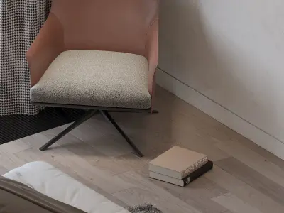 Bedroom interior scenes 3D model 17
