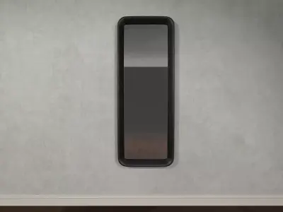 Wall Mirror Low-poly 3D model