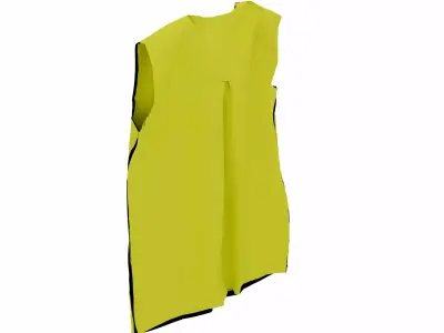 safety work vest 3D model