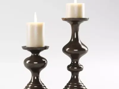 Vermissen richmond candle holders  3D model