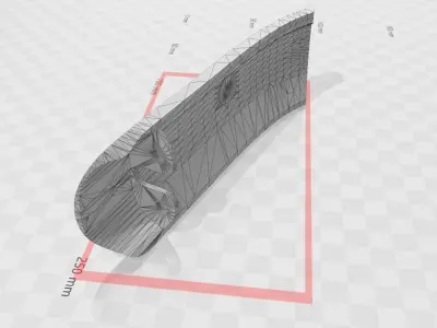Sporty fender Pro2 S1 and essential with rear suspension 3D print model