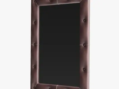Leather Mirror Small 3D model
