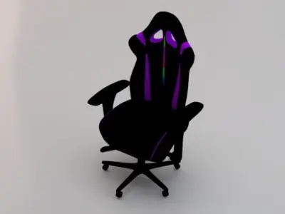 Gaming Chair 07 Low-poly 3D model