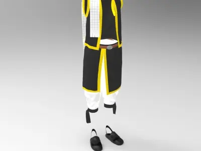 3D Natsu Dragneel Clothes 3D model