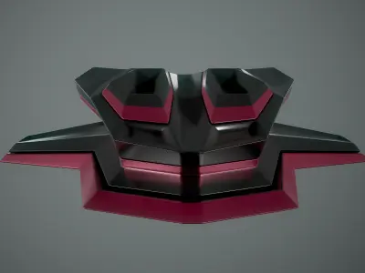 Racing spaceship 3D model