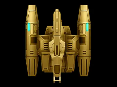 Spaceship - Big Fort 13 3D model