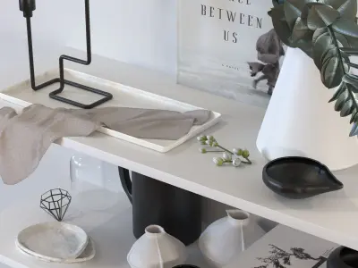 Decorative set 02 3D model