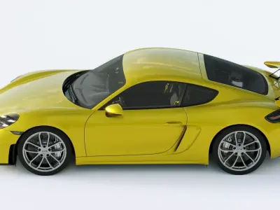 Porsche 718 Cayman GT4 2020 3D model