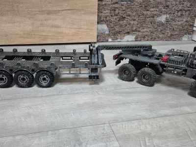 Semi-trailer Low loader 3D model