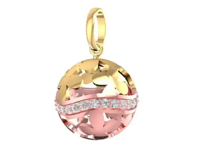 Elegant Sphere Pendant Jewelry  1745 3D print model