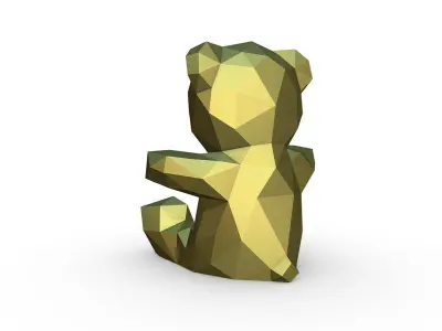 Teddy bear 3D print model