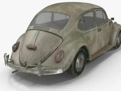 Volkswagen Fusca 3D model