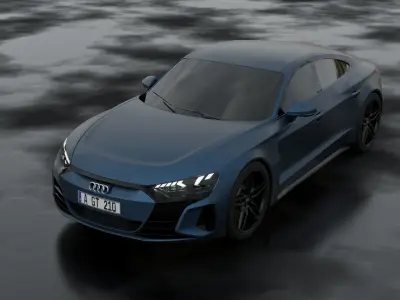 2021 Audi e-tron GT 3D model