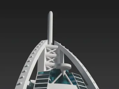 Burj Al Arab 3D model