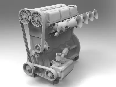 Race Engine 2000 3D model