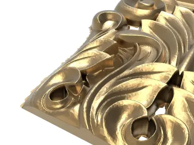  decorative pattern ready for 3D printing 3D model 120