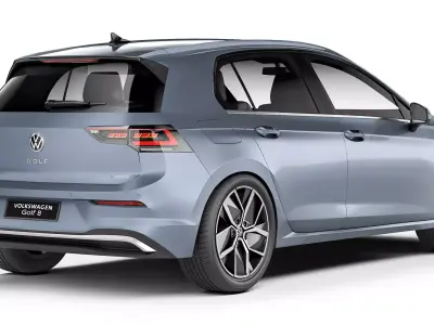 Volkswagen Golf 2024 3D model