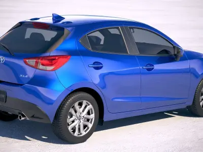 Toyota Yaris Hatchback US 2020 3D model