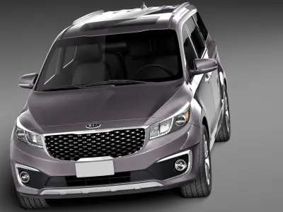 Kia Sedona 2015 3D model