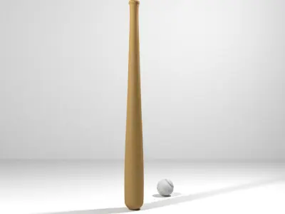 Sport Equipment - Baseball 3D model