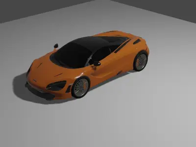  McLaren 720 spider  3D model