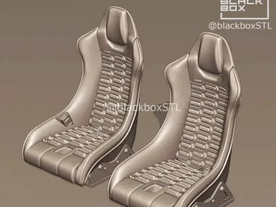 SPORT SEAT BB01 FOR DIECAST AND MODELKITS 1-24th 3D print model