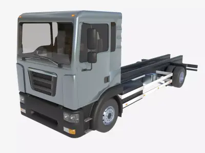2-axle truck 3D model