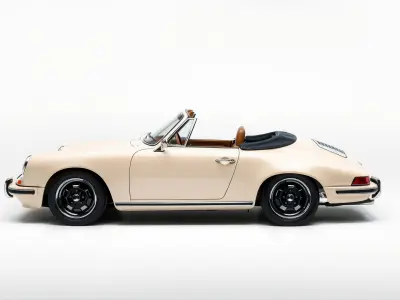 Retro European Roadster Artful Design model pack Low-poly 3D model