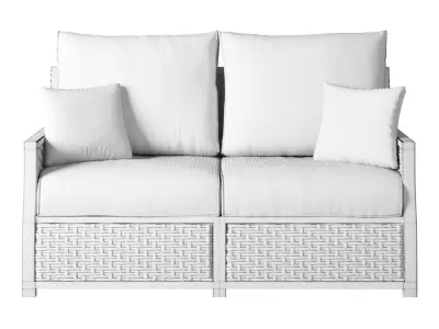 OVE Barcelona Firetable 4pcs II Sofa 3D model