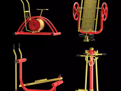 Park Sports Equipment Free low-poly 3D model