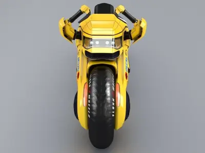 Future Flash Hybrid Bike  3D model
