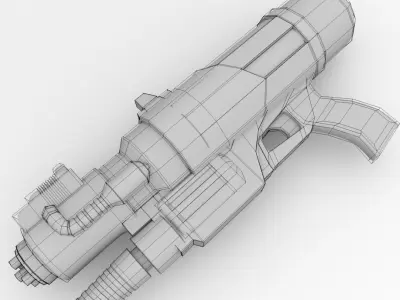 Water Gun 3D model