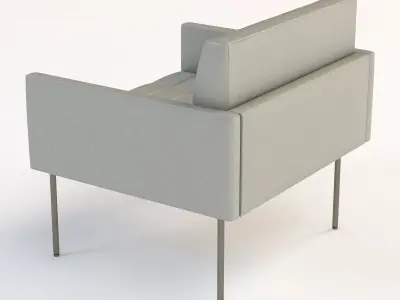 Geiger Tuxedo Component Lounge Chair 3D model