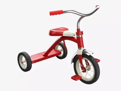 Tricycle children 3D model