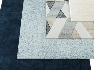 Rugs555 Low-poly 3D model