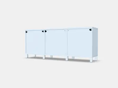 BESTA Storage combination with drawers 9 Low-poly 3D model