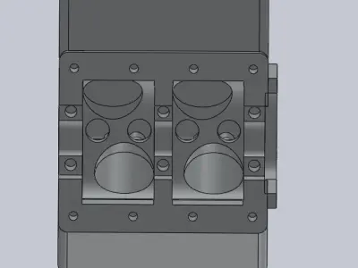 V4 engine block Free 3D print model