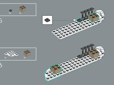 TwindBricks3D - 10308 Holiday Main Street 3D print model