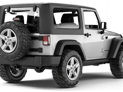 Jeep Wrangler Rubicon 2007 3D model