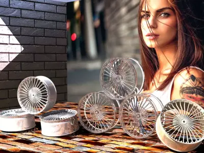 SPEEDLINE PRO ALLOY WHEEL Silver  3D model