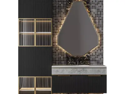 Luxury Bathroom 226 3D model