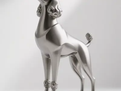 Poodle 3D print model