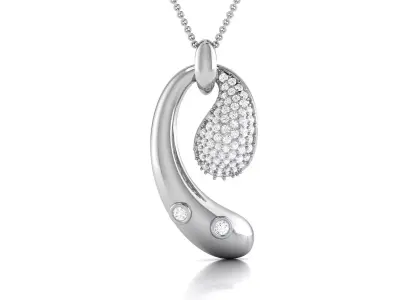 Women Pendant 3dm Render Detail 3D print model