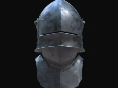 Sallet Helmet v2 3D print model