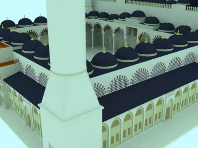 Istanbul New Grand Mosque 3D model