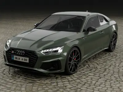 Audi S5 Coupe 2020 3D model