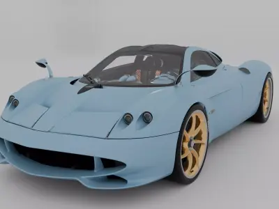 Pagani Codalunga 3D model