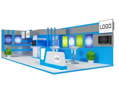 Booth Exhibition Stand a26 3D model