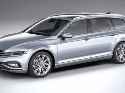 Volkswagen Passat Variant 2020 3D model